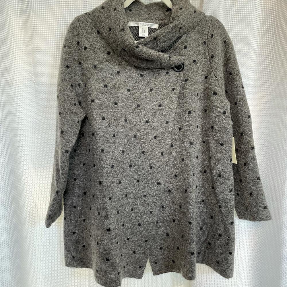 Brand NWT Max Studio Polka Dot Sweater
